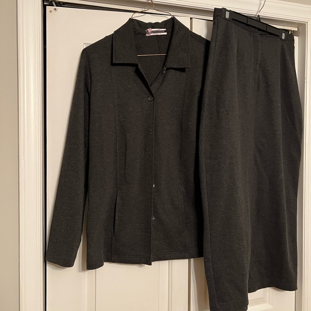 Two piece skirt suit
